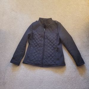 Women's Black Weatherproof Quilted Jacket